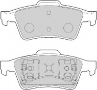 Комплект тормозных колодок NECTO FD7026A