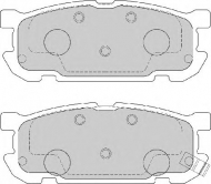 Комплект тормозных колодок NECTO FD7168A