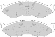 Комплект тормозных колодок NECTO FD6597A