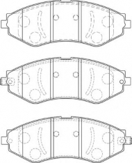 Комплект тормозных колодок NECTO FD7255A