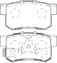Комплект тормозных колодок NECTO FD7430A