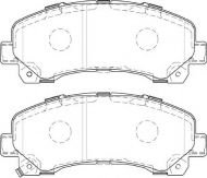 Комплект тормозных колодок NECTO FD7488A