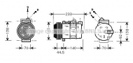 Компрессор AVA QUALITY COOLING MSAK277