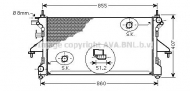Теплообменник AVA QUALITY COOLING PE2309