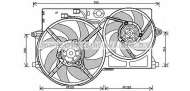 Вентилятор AVA QUALITY COOLING PE7541