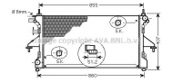 Теплообменник AVA QUALITY COOLING PEA2308