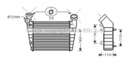 Теплообменник AVA QUALITY COOLING VWA4216