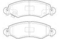 Комплект тормозных колодок DURON DBP251423
