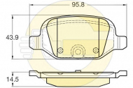 Комплект тормозных колодок GIRLING 6119811