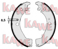Комлект тормозных накладок KAWE 04760