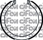 Комлект тормозных накладок CIFAM 153-491