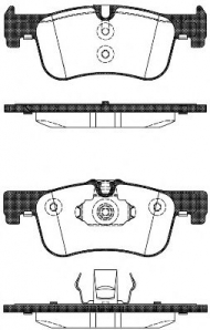 Комплект тормозных колодок WOKING P15783.10