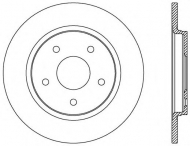 Тормозной диск OPEN PARTS BDA2533.10