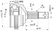 Шарнирный комплект OPEN PARTS CVJ5225.10