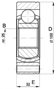 Шарнирный комплект OPEN PARTS CVJ5399.20