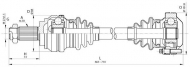 Вал OPEN PARTS DRS6348.00