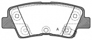 Комплект тормозных колодок OPEN PARTS BPA1362.42