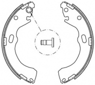 Комлект тормозных накладок OPEN PARTS BSA2075.00