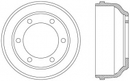 Тормозный барабан OPEN PARTS BAD9022.10