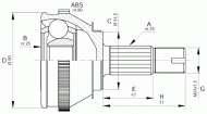 Шарнирный комплект OPEN PARTS CVJ5093.10