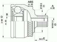Шарнирный комплект OPEN PARTS CVJ5364.10