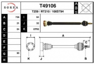 Вал EAI T49106