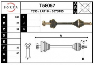 Вал EAI T58057