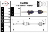 Вал EAI T58080