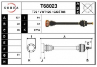 Вал EAI T68023