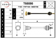 Вал EAI T68086
