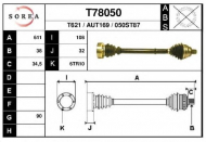 Вал EAI T78050