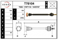 Вал EAI T78104