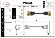 Вал EAI T78109