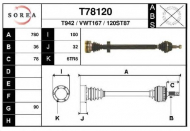 Вал EAI T78120