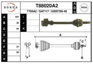 Вал EAI T88020A2