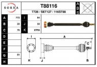 Вал EAI T88116