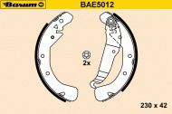 Комлект тормозных накладок BARUM BAE5012