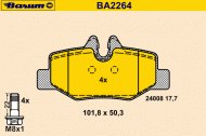 Комплект тормозных колодок BARUM BA2264
