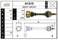 Вал SNRA A1315