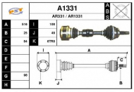 Вал SNRA A1331