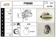 Стартер SNRA FI9066