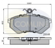 Комплект тормозных колодок COMLINE CBP0511