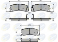 Комплект тормозных колодок COMLINE CBP3839