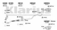 Глушитель KLARIUS 391443U