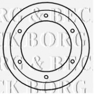 Тормозной диск BORG & BECK BBD5921S