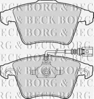 Комплект тормозных колодок BORG & BECK BBP2143