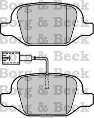 Комплект тормозных колодок BORG & BECK BBP2312