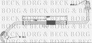 Шлангопровод BORG & BECK BBH6178