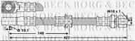 Шлангопровод BORG & BECK BBH6829