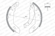 Комлект тормозных накладок WEEN 152-2269